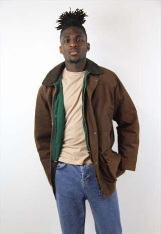VINTAGE BROWN WAX JACKET