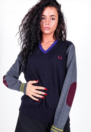 VINTAGE FRED PERRY KNITWEAR JUMPER K367