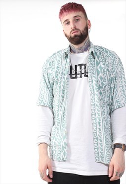 Vintage 90's Abstract Print Shirt