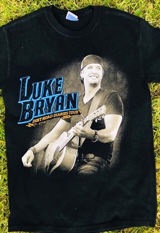 RETRO LUKE BRYAN AMERICAN COUNTRY TOUR CONCERT T-SHIRT