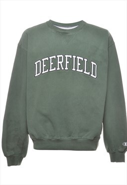 Vintage Champion Deerfield Printed Sweatshirt - L