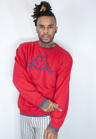 VINTAGE KAPPA EMBROIDED SWEATSHIRT