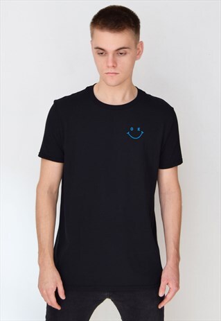 BLACK OK (BLUE) T-SHIRT