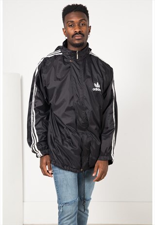 VINTAGE 80S USA ADIDAS RAINCOAT S1299