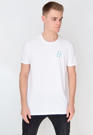 WHITE ARROWS (BLUE) T-SHIRT