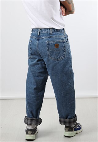 VINTAGE CARHARTT LINED DENIM JEANS