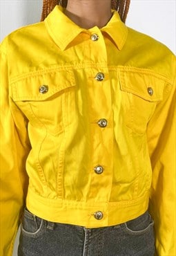 Vintage 90s yellow jacket 