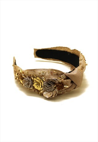 GOLDEN EMBELLISHED HEADBAND