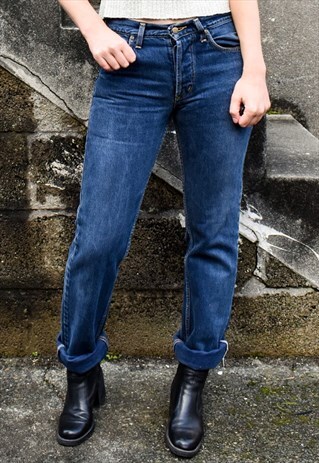 VINTAGE 90S LEE BLUE BOYFRIEND JEANS
