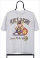 Vintage 90s Lil Laker NBA Graphic Grey TShirt Womens