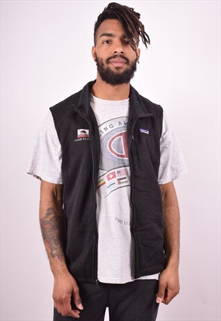 PATAGONIA MENS VINTAGE CARDIGAN SWEATER SLEEVELESS LARGE 90S