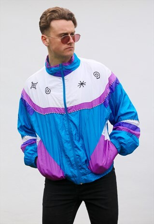 WILSON RETRO 90S SPORTING ATHLETIC TRACK JACKET