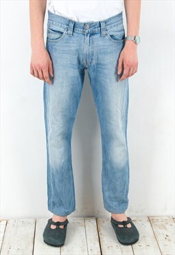 Vintage Mens 506 W32 L34 Straight Jeans Denim Pants Trousers