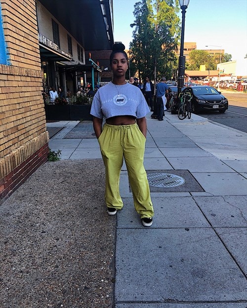 Vintage Nike and Vintage Green Trousers 