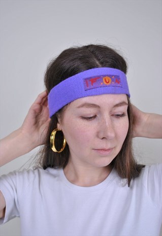 VINTAGE KODAK FUN HEADBAND, 90S RETRO SPORT HEAD BAND, ONE S