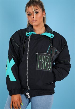 VINTAGE SKI JACKET IN MULTI NJ671