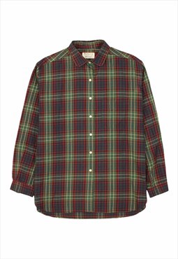 Vintage 80s Burberry blue/red check shirt