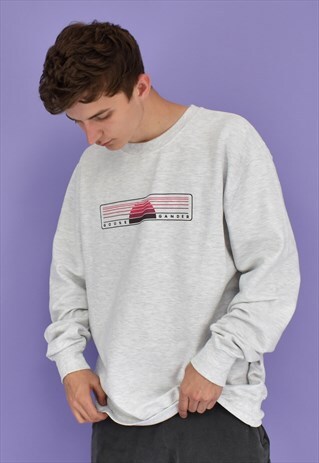 G&G UNISEX ASH/PINK SUNSET SWEAT