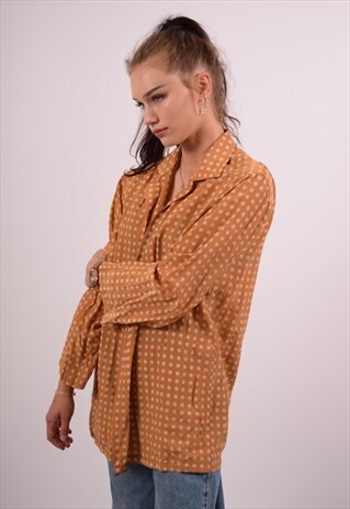 VINTAGE MAXMARRA SHIRT BROWN
