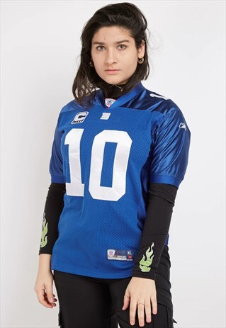 VINTAGE BLUE REEBOK JERSEY