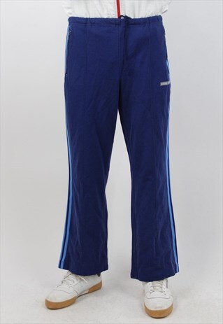 VINTAGE ADIDAS BLUE TRACKSUIT BOTTOMS