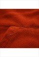 VINTAGE FRANKLIN ORANGE ZIP UP FLEECE WOMENS