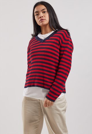 VINTAGE RALPH LAUREN V-NECK JUMPER