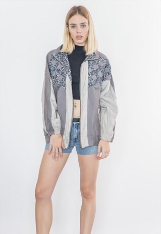 VINTAGE 80S INSIDE ANIMAL BOMBER JACKET