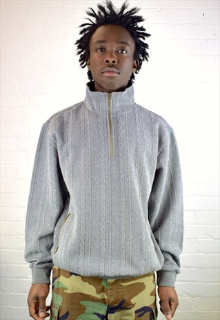 VINTAGE 90'S 1/4 ZIP SWEATSHIRT