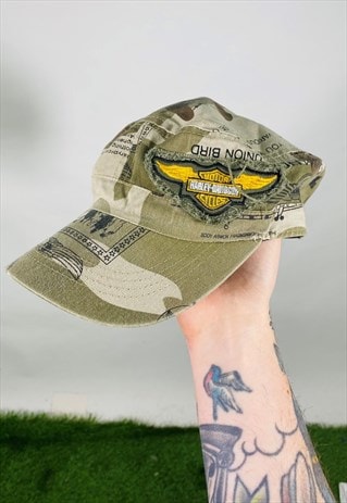 VINTAGE 90S HARLEY DAVIDSON HAT CAP