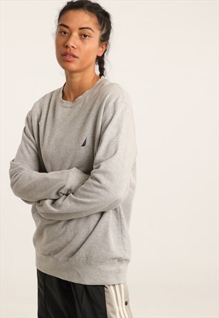 VINTAGE NAUTICA EMBROIDERED LOGO SWEATSHIRT
