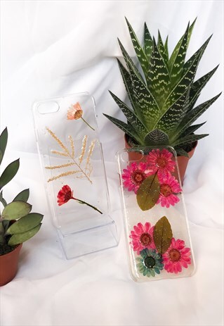 IPHONE 7 AND IPHONE 8 PRESSED FLOWER CASES/ COVERS