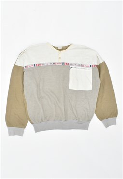 Vintage 90's Sweatshirt Jumper Brown