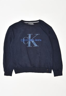 Vintage Calvin Klein Sweatshirt Jumper Navy Blue