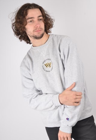 VINTAGE CHAMPION SWEATSHIRT 90'S IN GREY