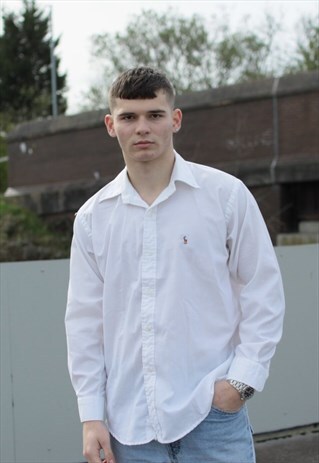 WHITE RALPH LAUREN SHIRT