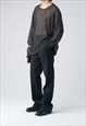 MEN'S GRID SHIRT AUTUMN LONG-SLEEVED T-SHIRT A VOL.2