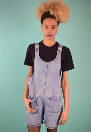 VINTAGE 90'S DENIM PLAYSUIT