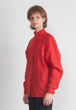 Vintage Red CHRISTIAN DIOR Long Sleeve Shirt