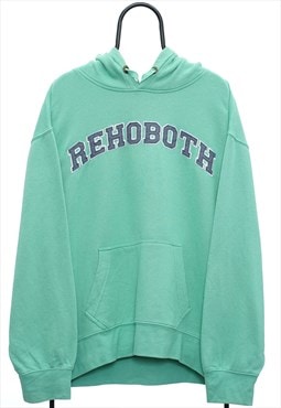 Vintage Rehoboth Spellout Green Hoodie Womens