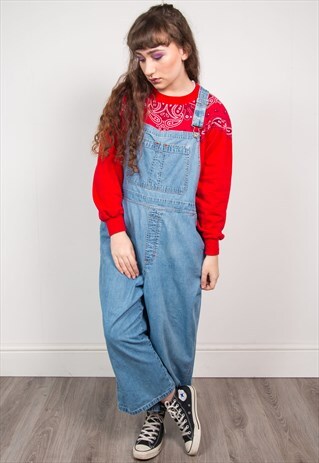 VINTAGE 90'S DENIM DUNGAREES