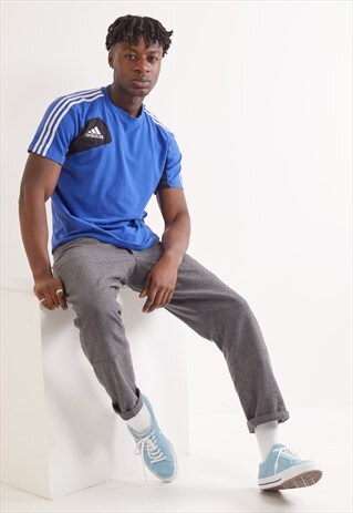VINTAGE ADIDAS T-SHIRT BLUE
