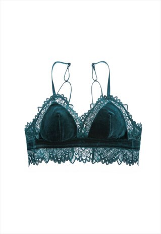AMBROSSIA VELVET BRALETTE