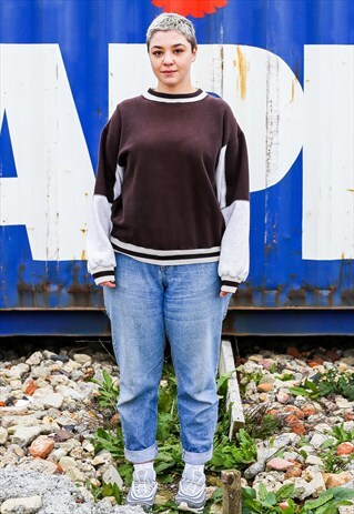 SALTY DOG AUTUMNAL SWEATER WITH EMBROIDERY
