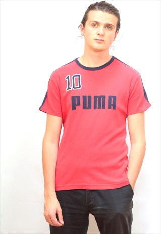 1990'S VINTAGE RED PUMA T-SHIRT
