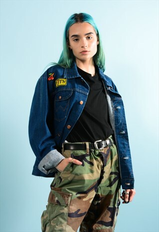 WRANGLER DENIM PATCH JACKET