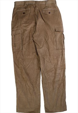 Vintage  L.L.Bean Trousers / Pants Corduroy Cargo Baggy