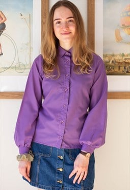 Purple long sleeve vintage shirt