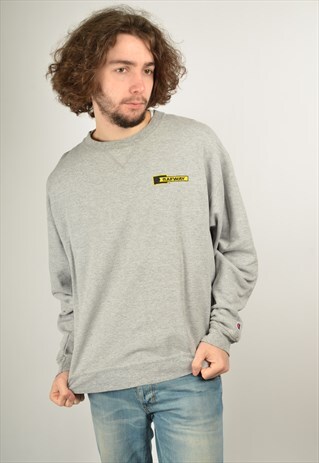 VINTAGE CHAMPION SWEATSHIRT IN GREY