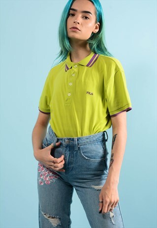 FILA VINAGE GEEN FILA POLO SHIRT